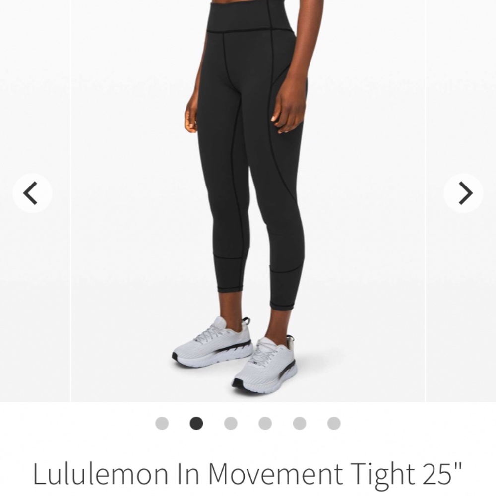 Lululemon In Movement Leggings NWT size 2